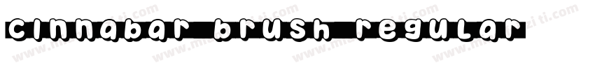 Cinnabar Brush Regular字体转换